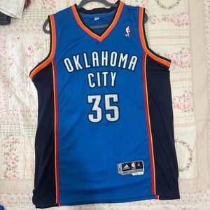 100% Authentic Kevin Durant Adidas Rev 30 OKC Thunder Jersey XL Pro Cut Mesh #